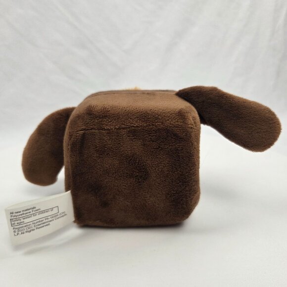 Chuck E Cheese Square Stackable Cube Plush Jasper NWT 4" - Picture 2 of 7